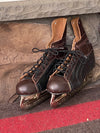 Vintage TruLine Leather Hockey Skates