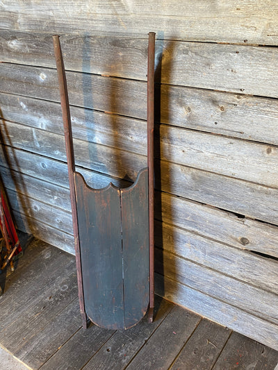 Antique Belly Flopper Childs Sled