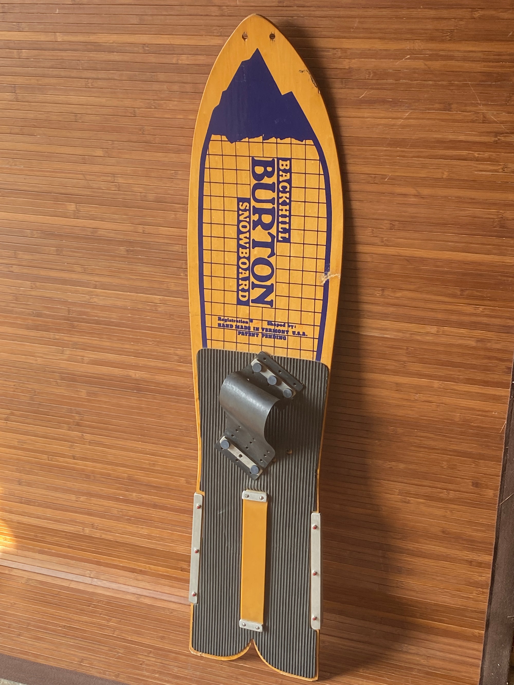 1983 Vintage Burton Backhill Snowboard 1983 Vintage Burton Backhill Snowboard
