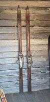 Antique Gregg Downhill Skis (Dartmouth Bindings)