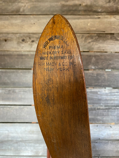 Antique R.H. Macy's Co. Wooden Skis