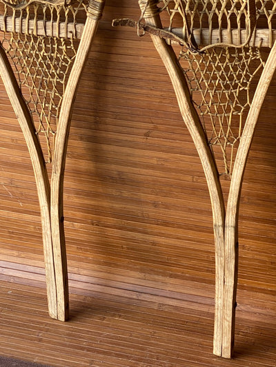 Antique Longtail Trapper Snowshoes