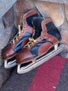 Vintage Britain Leather Hockey Skates