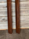 Antique Hand Carved Ridgetop Skis