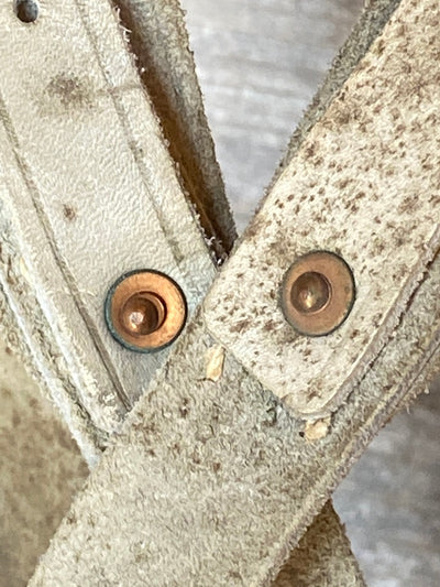 Vintage French Metal Frame Backpack