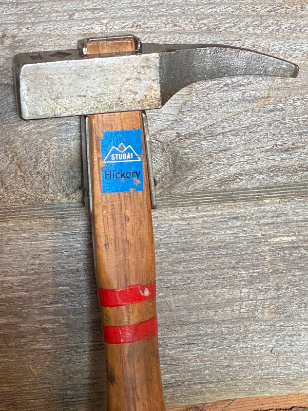 Antique Stubai Wood Handle Piton Hammer - VintageWinter