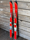 Antique Red Children’s Skis - Combi Junior
