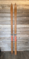 Antique Wooden Maple Skis - c. 1935-40