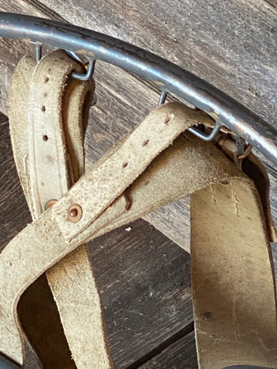 Vintage French Metal Frame Backpack