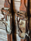 Antique Gregg Downhill Skis (Dartmouth Bindings)