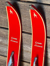 Antique Red Children’s Skis - Combi Junior