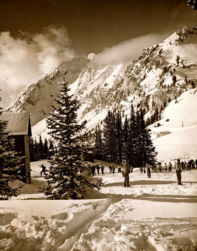 Vintage Ski Photo - Alta Utah