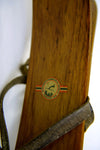 Antique Dartmouth Skis, Boots and Poles