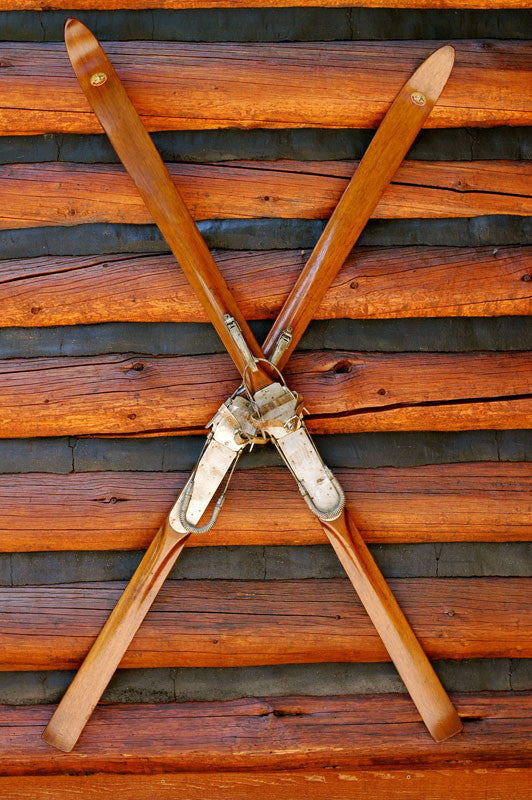 Antique Skis - Northland Northbilt Hickory Skis - VintageWinter