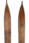 Antique Wooden Skis - Crossed
