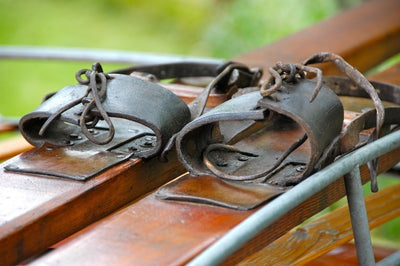 Antique Mining, Racing, Jumping Downhill Skis