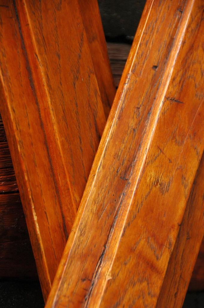 Antique Hand Carved Ridgetop Skis