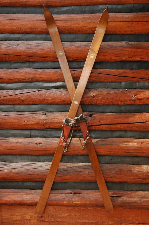 アンティーク木製スキー アンティーク木製スキー