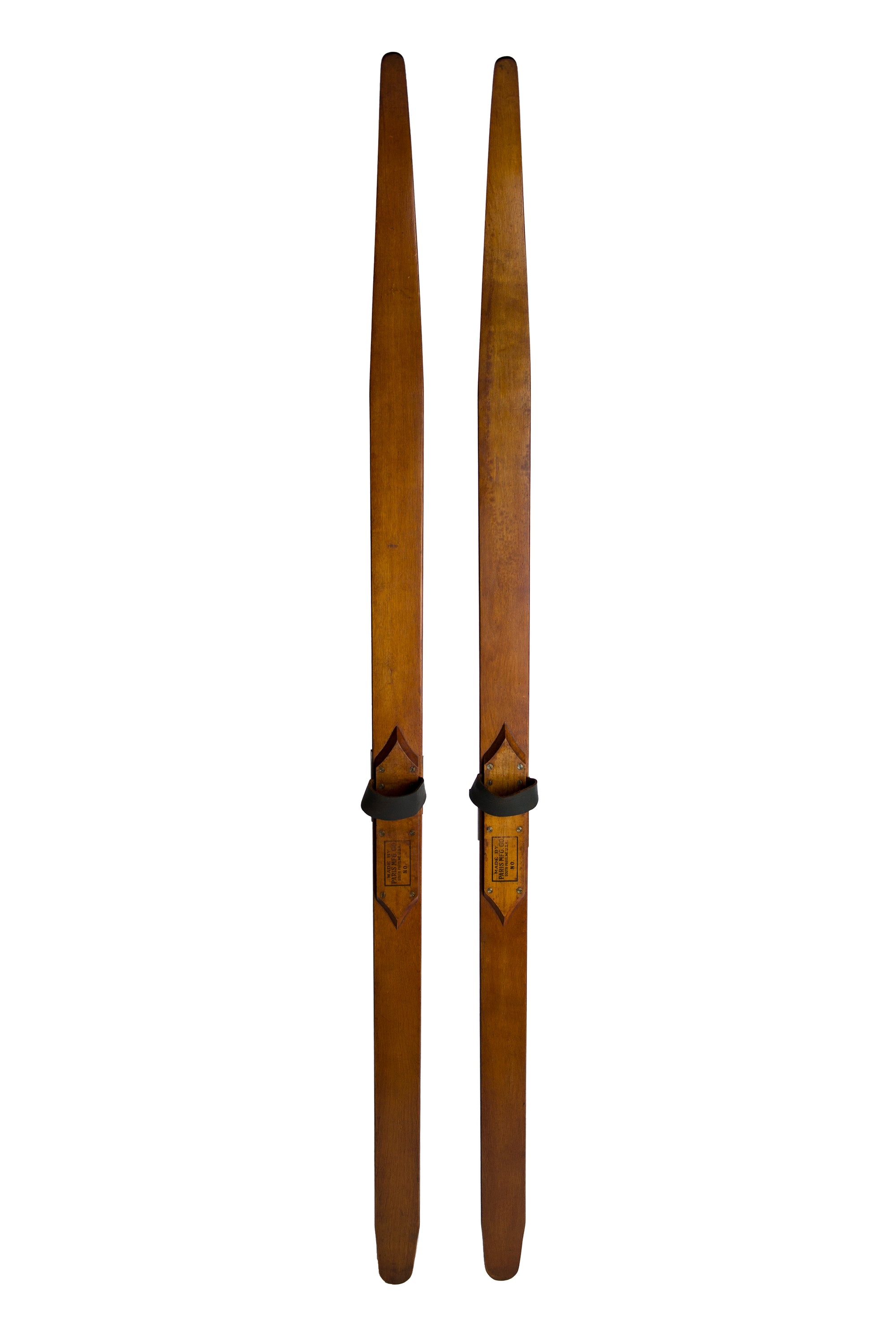 Antique Wooden Paris Manufacturing Co. Skis