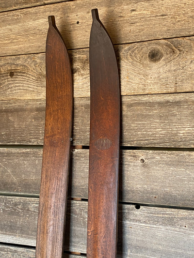 Harvey Dodds Vintage Pointed Tip - 1920s Downhill Skis