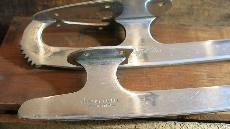 Vintage Mt. Royal Pro Ice Skates (Canada)