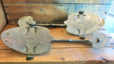 Barney and Berry Clamp style Ice Skates  circa  1896
