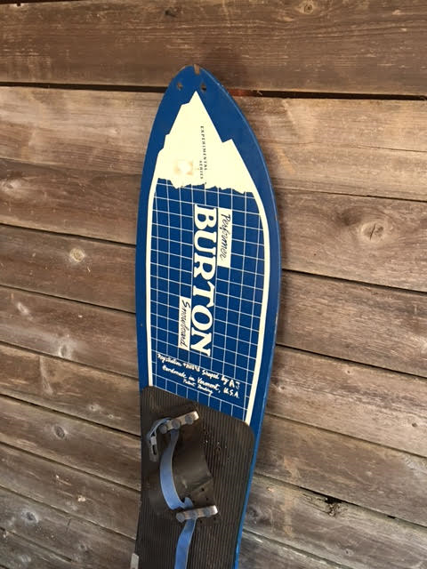 Vintage Burton Performer Experimental Series Snowboard - Blue -  VintageWinter