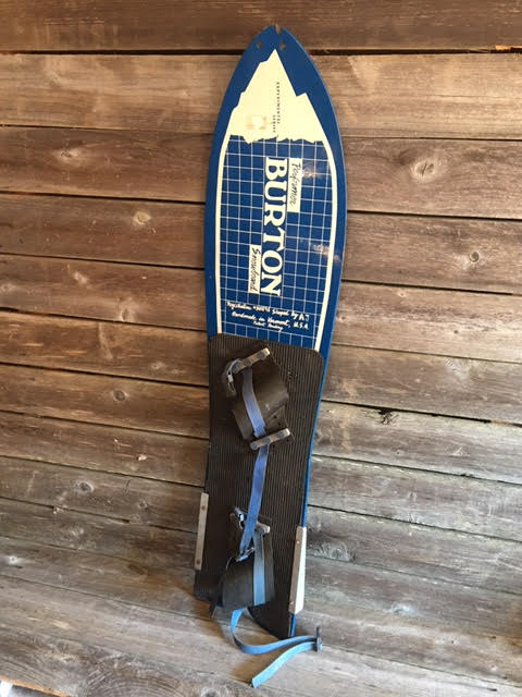 antigua burton snowboards and stripes Vintage Burton Performer Experimental Series Snowboard - Blue
