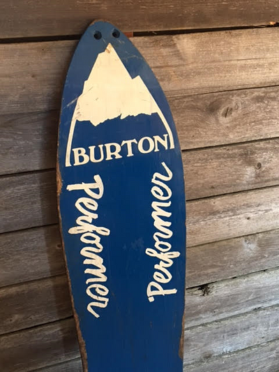 Vintage Burton Performer Experimental Series Snowboard -  Blue