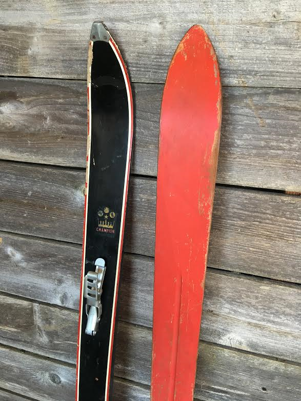 Children’s CHAMPION Ski Set- Black, Includes Poles