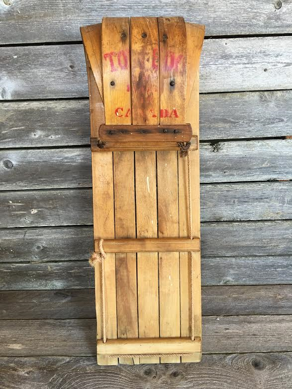 Children's Vintage TORPEDO Toboggan - VintageWinter