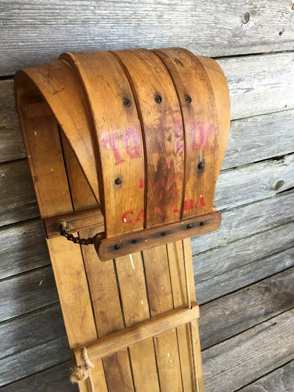 Children's Vintage TORPEDO Toboggan - VintageWinter