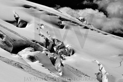 Climbing Deming Glacier on Mt Baker