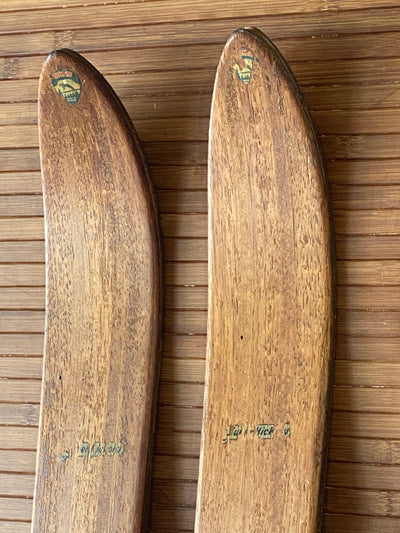 1940s Wooden Downhill Skis