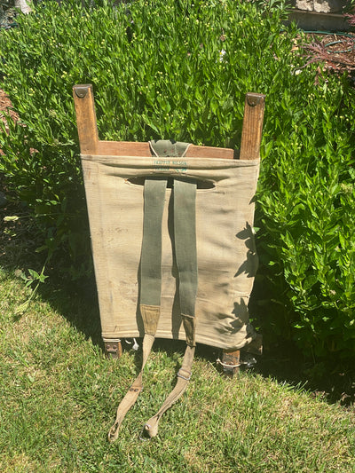Vintage Wooden Frame Backpack - Trapper Nelson