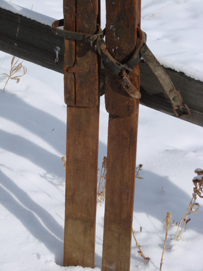 Vintage Skis - Primitive Childrens Skis