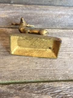 Deer Red Stage Brass Trophy Statute