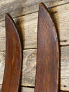 Antique Hand Carved Ridgetop Skis