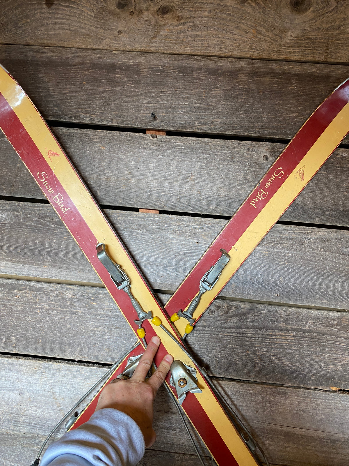 Vintage and Antique Ski Mounting Kit