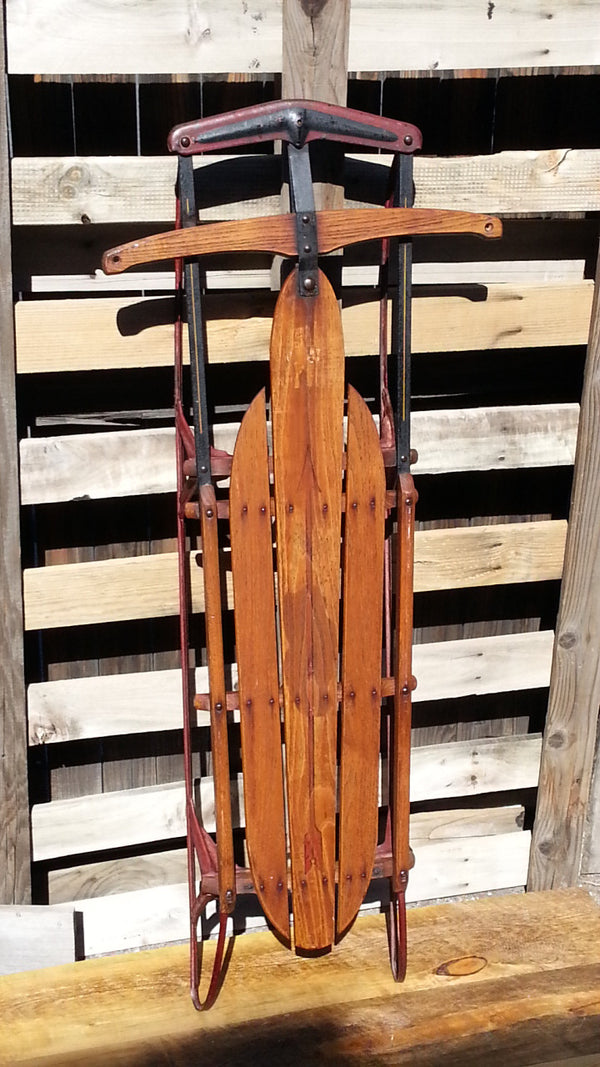 Flexible Flyer Airline Series ヴィンテージ木製ソリ Flexible Flyer Airline Junior Sled - VintageWinter