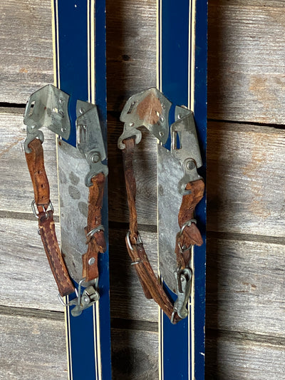 Vintage Junior Skis - Montrose Blue