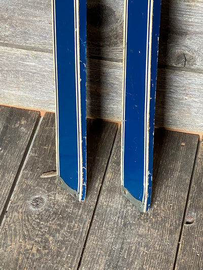 Vintage Junior Skis - Montrose Blue