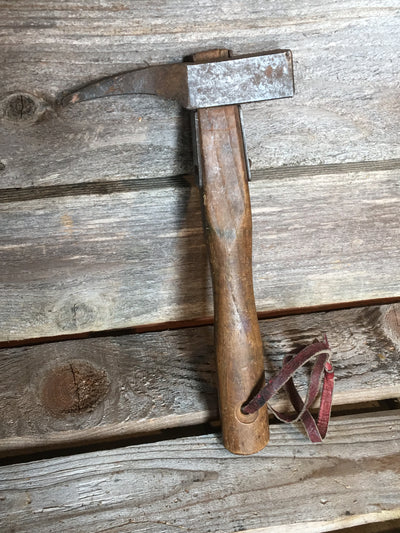 Vintage Wood Handle Piton Hammer