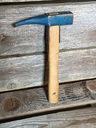 Vintage Rock Climbing Piton Hammer- Blue