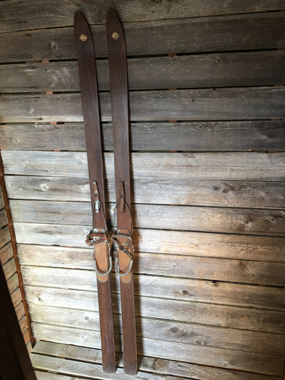 Antique Dartmouth Cooperative Society Skis