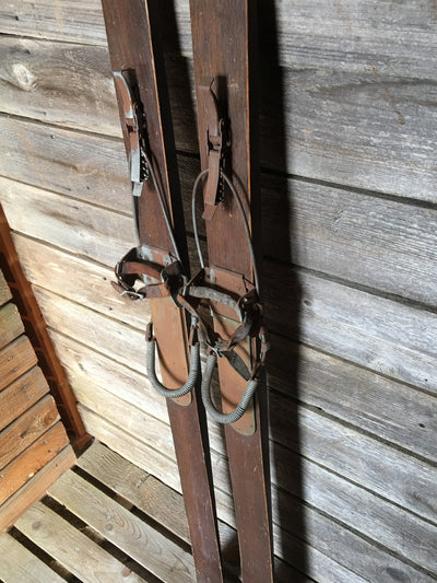 Antique Dartmouth Cooperative Society Skis