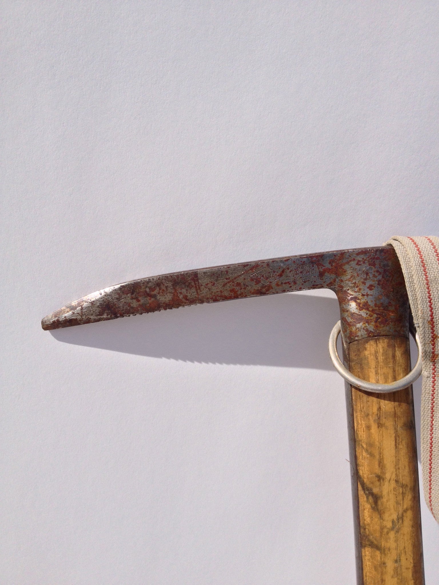 Vintage Swiss Military Mountaineering Ice Axe