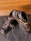 Brass Reinforced Square Toe Leather Ski Boots