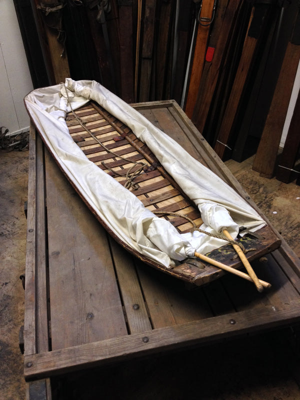 Vintage Swedish Military Rescue Sled - Mountain Original