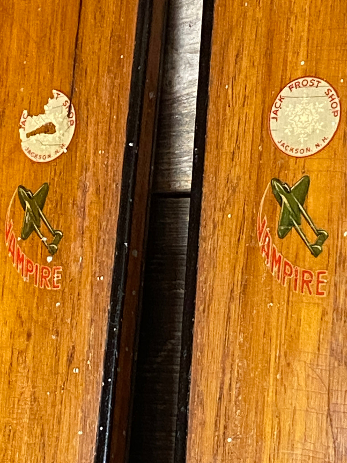 1940s Downhill Skis Authier Vampire VintageWinter